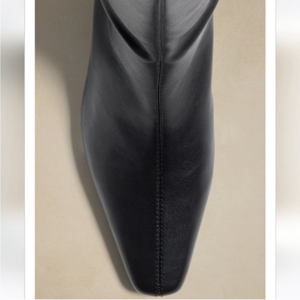 NEW! Banana Republic Black Vegan Tall Slouch Boot - Multiple Sizes - Picture 4 of 12